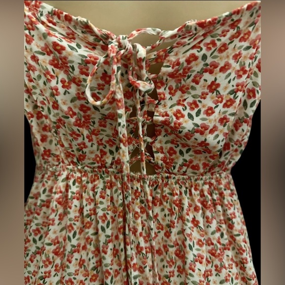 AUW Women’s Floral sundress Sz medium - Picture 8 of 14